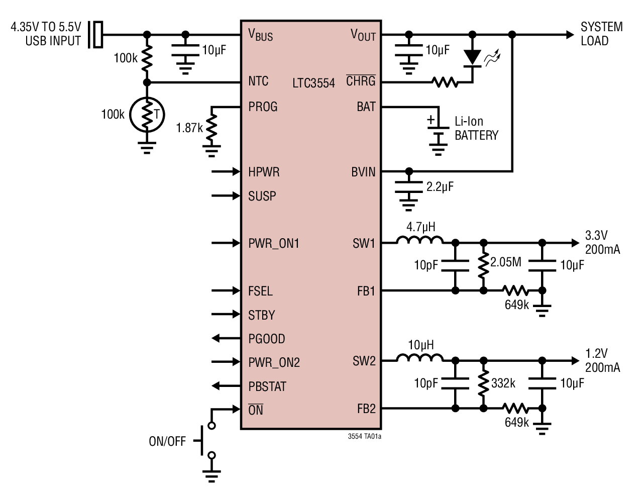 LTC3554-1Ӧͼһ